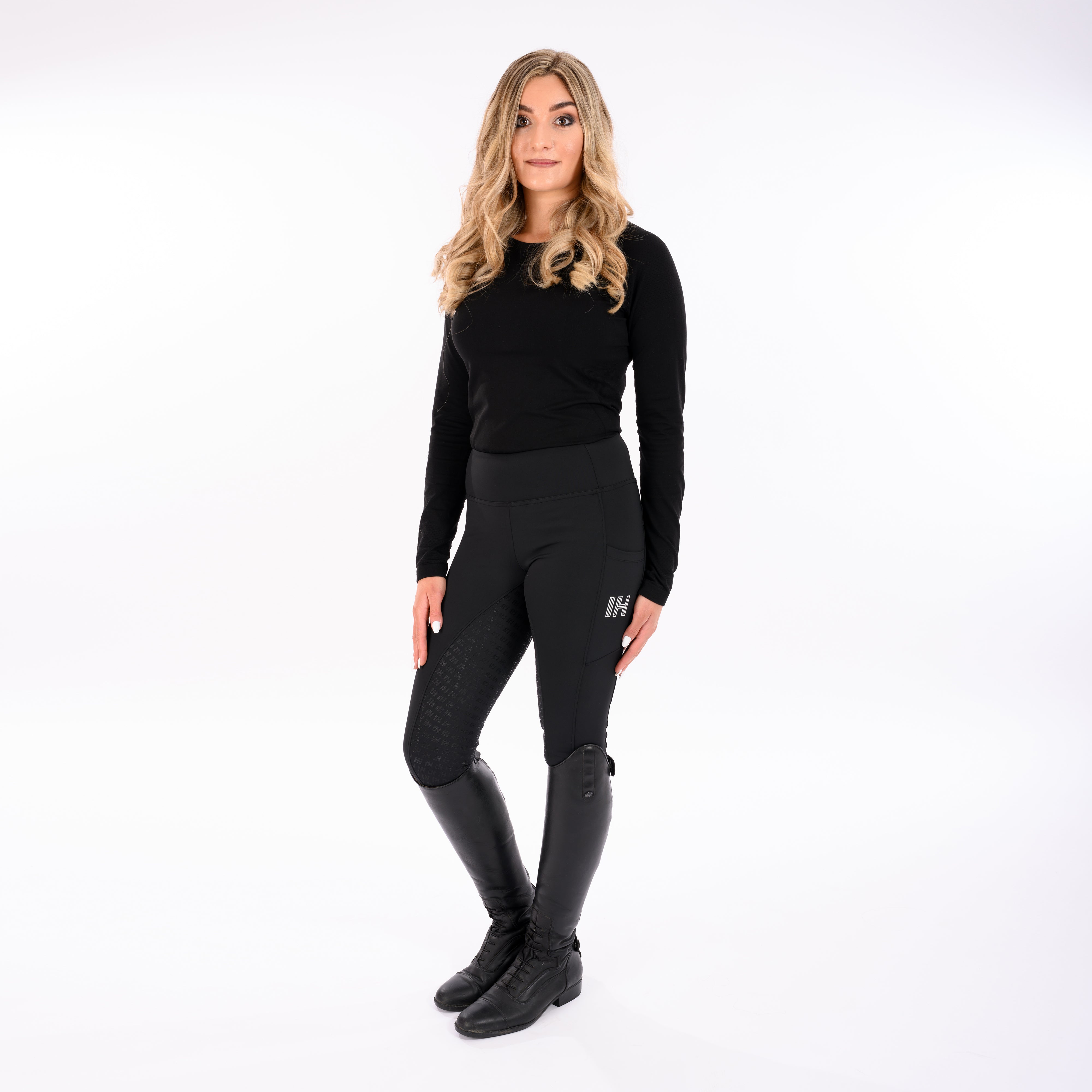 Reitleggins Night Black