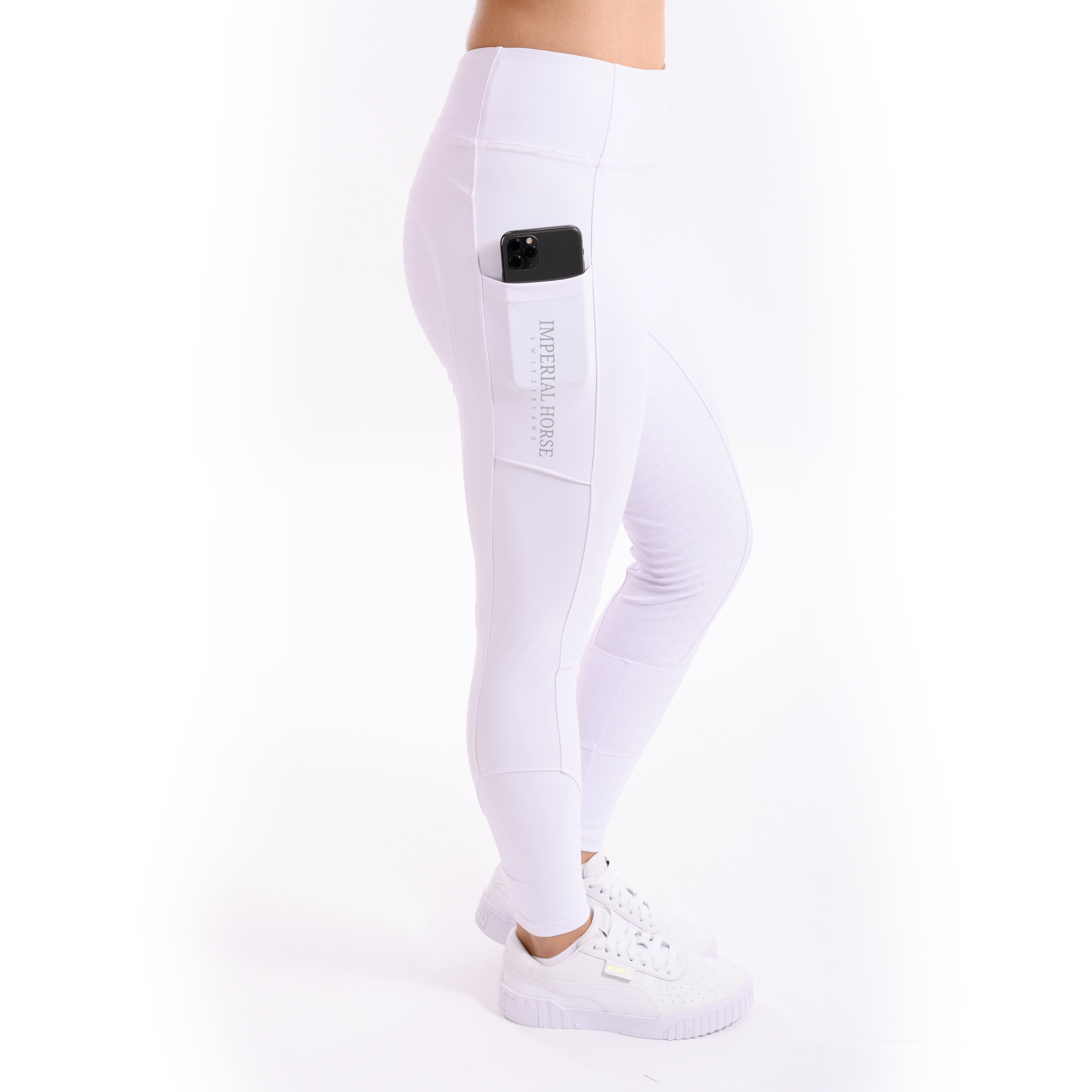Reitleggins Diamond White