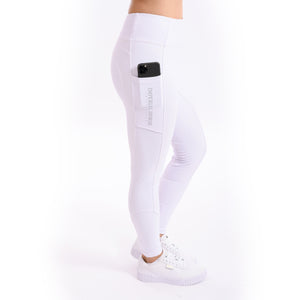 Reitleggins Diamond White