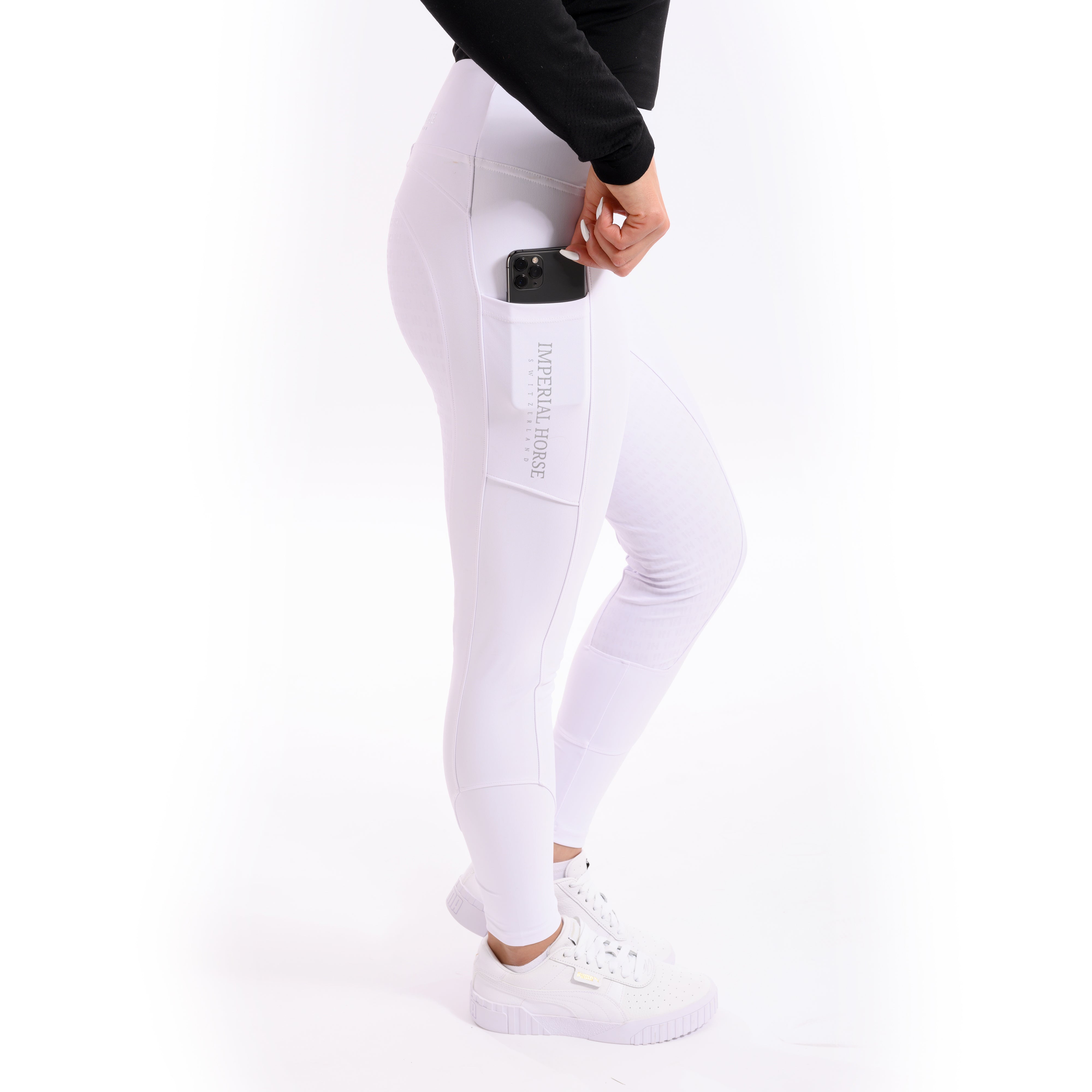 Reitleggins Diamond White